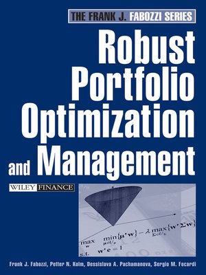 cover image of Robust Portfolio Optimization and Management